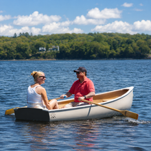 Load image into Gallery viewer, Puffin 860 Rowboat 8.6 ft - White Fiberglass Dinghy 3 Person