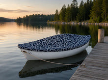 Load image into Gallery viewer, Puffin 1060 Rowboat 10.6 ft - Flag Blue Fiberglass Dinghy 4 Person