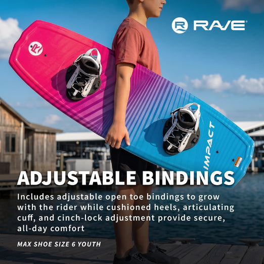 Rave Sports Jr. Impact Wakeboard with Bindings Package