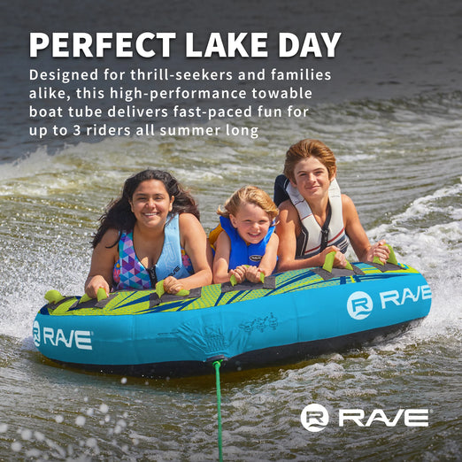 Rave Sports X-Frantic 2-Person Boat Towable Tube