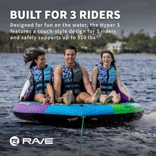 Load image into Gallery viewer, Rave Sports Hyper 3 Boat Towable Tube