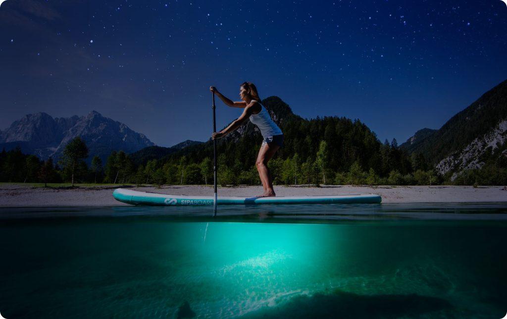 Woman Paddle Boarding on SipaBoards Tourer