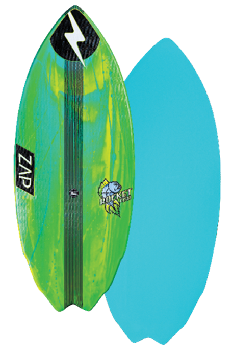 ZAP Rocket Fish Skimboard – Light As Air Boats