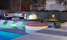 Load image into Gallery viewer, Signature Round Sunbed 5-Piece with Umbrella Hole