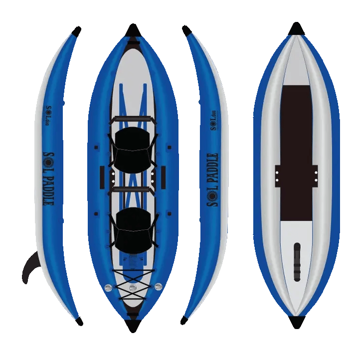 SOL Paddle Boards SOLduo Galaxy Double Inflatable Kayak