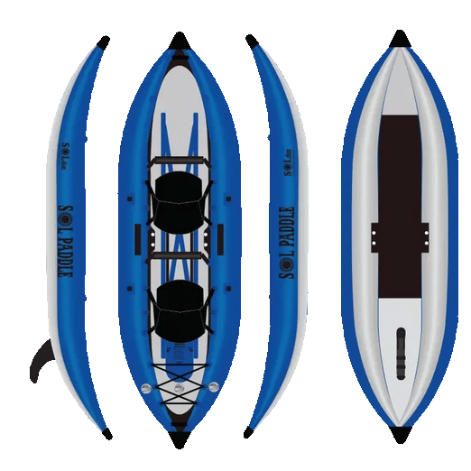 SOL Paddle Boards SOLduo Galaxy Double Inflatable Kayak