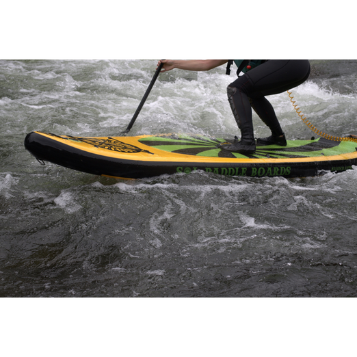 SOL Paddle Boards SOLrivershine Carbon Galaxy Inflatable Paddle Board