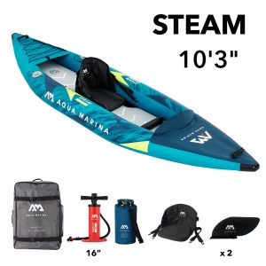 Aqua Marina Steam 1 Person Reinforced Kayak ST-312-22