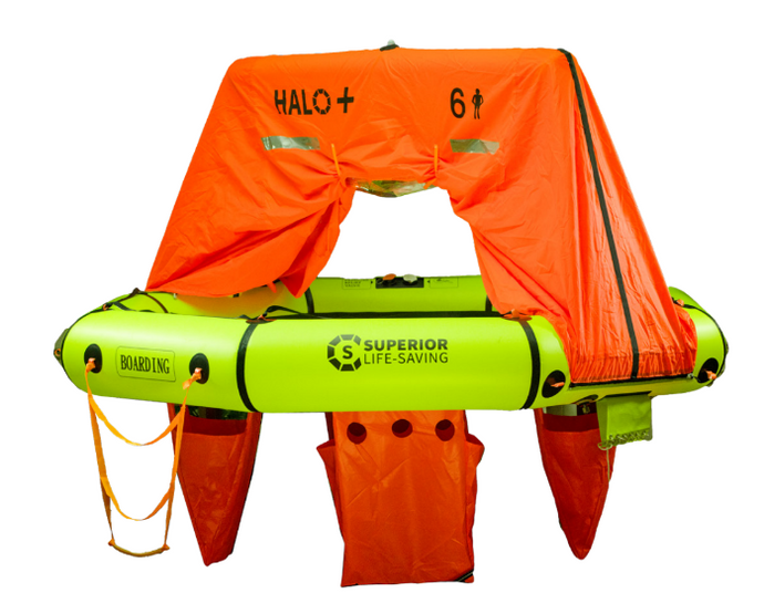 Superior Life-Saving Halo+ Liferaft With Canopy