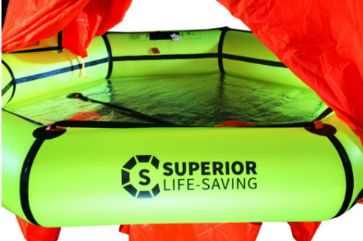 Superior Life-Saving Halo+ Liferaft With Canopy