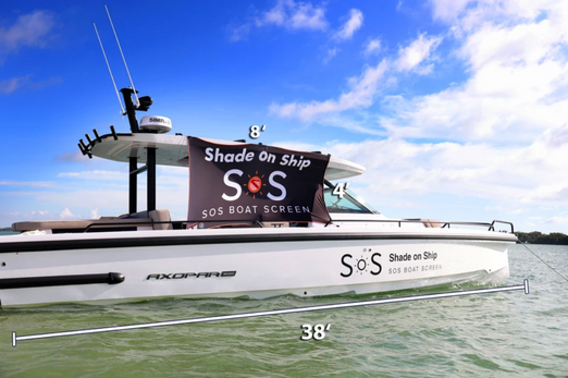 SOS Shade On Ship 6' x 4' SOS Boat Screen