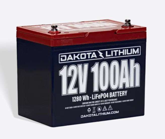 Dakota Ultra Fast  12V 100Ah Deep Cycle Heated LiFePO4 Battery