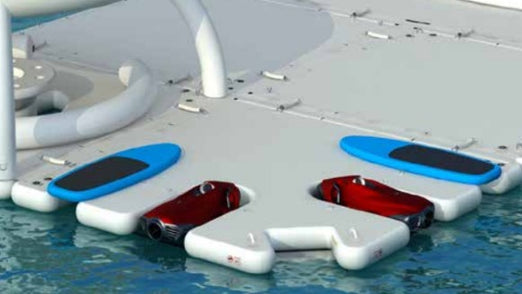 AquaBanas Corner Toy Bana Yacht Toy Dock