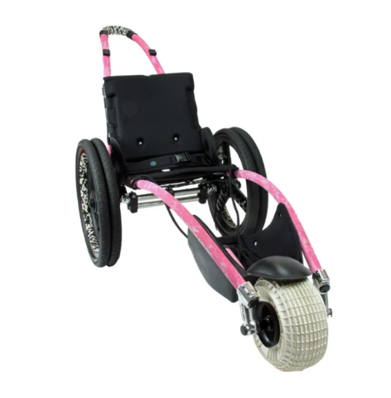 Vipamat Hippocampe Beach and All-Terrain Wheelchair - Pink / XL - Above 6'1