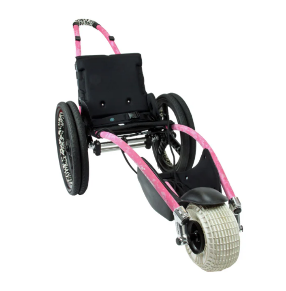 Vipamat Hippocampe Beach and All-Terrain Wheelchair - Pink