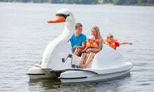 Load image into Gallery viewer, Adventure Glass Swan Platform 4 Person Pedal Boat