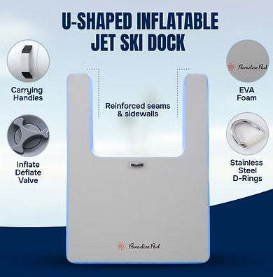 Paradise Pad 6.5'x 9' U Shaped Jet Ski Dock