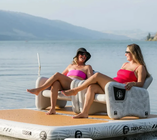 POP Board PopUp Inflatable Set of 2 Chairs