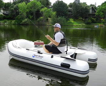 Island Hopper Shark 9.8′ Aluminum Floor Inflatable Sports Boat