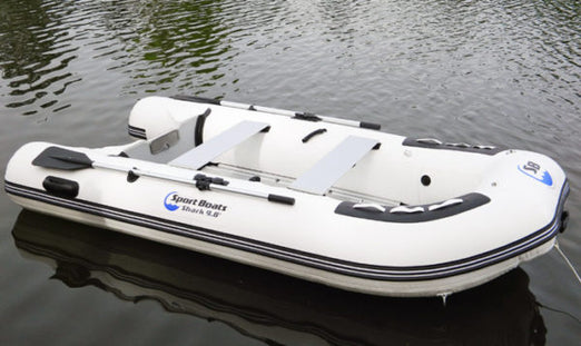 Island Hopper White Marlin 9.8′ Air Floor Inflatable sports Boat