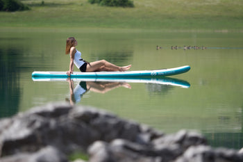 Woman Sitting on SipaBoards Tourer SUP