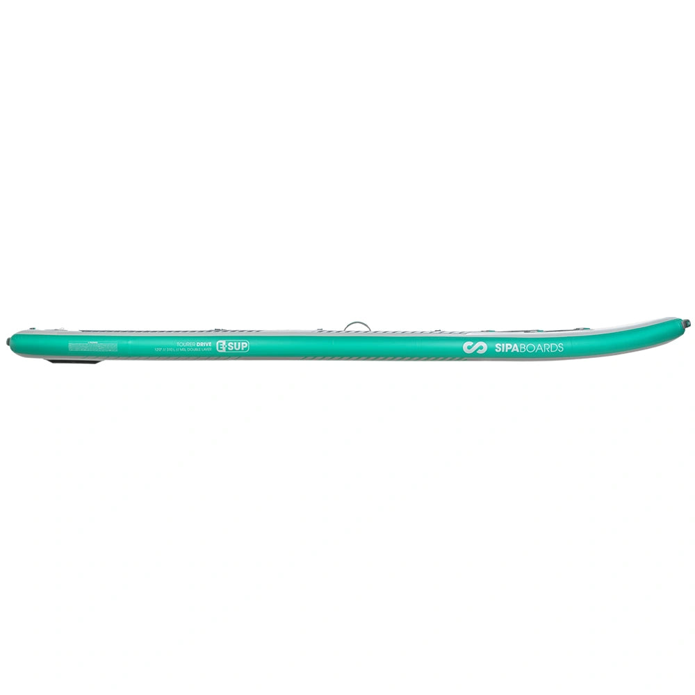 Side View of SipaBoards Drive Tourer Aqua with SipaDrive 1.0