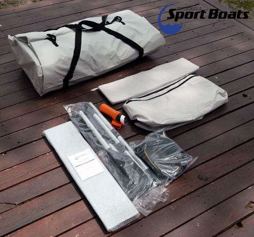 Island Hopper White Marlin 9.8′ Air Floor Inflatable sports Boat