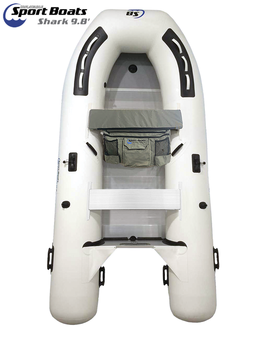 Island Hopper Shark 9.8′ Aluminum Floor Inflatable Sports Boat