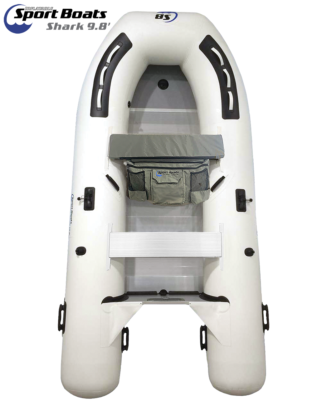 Shark 9.8′ Aluminum Floor Inflatable Sports Boats