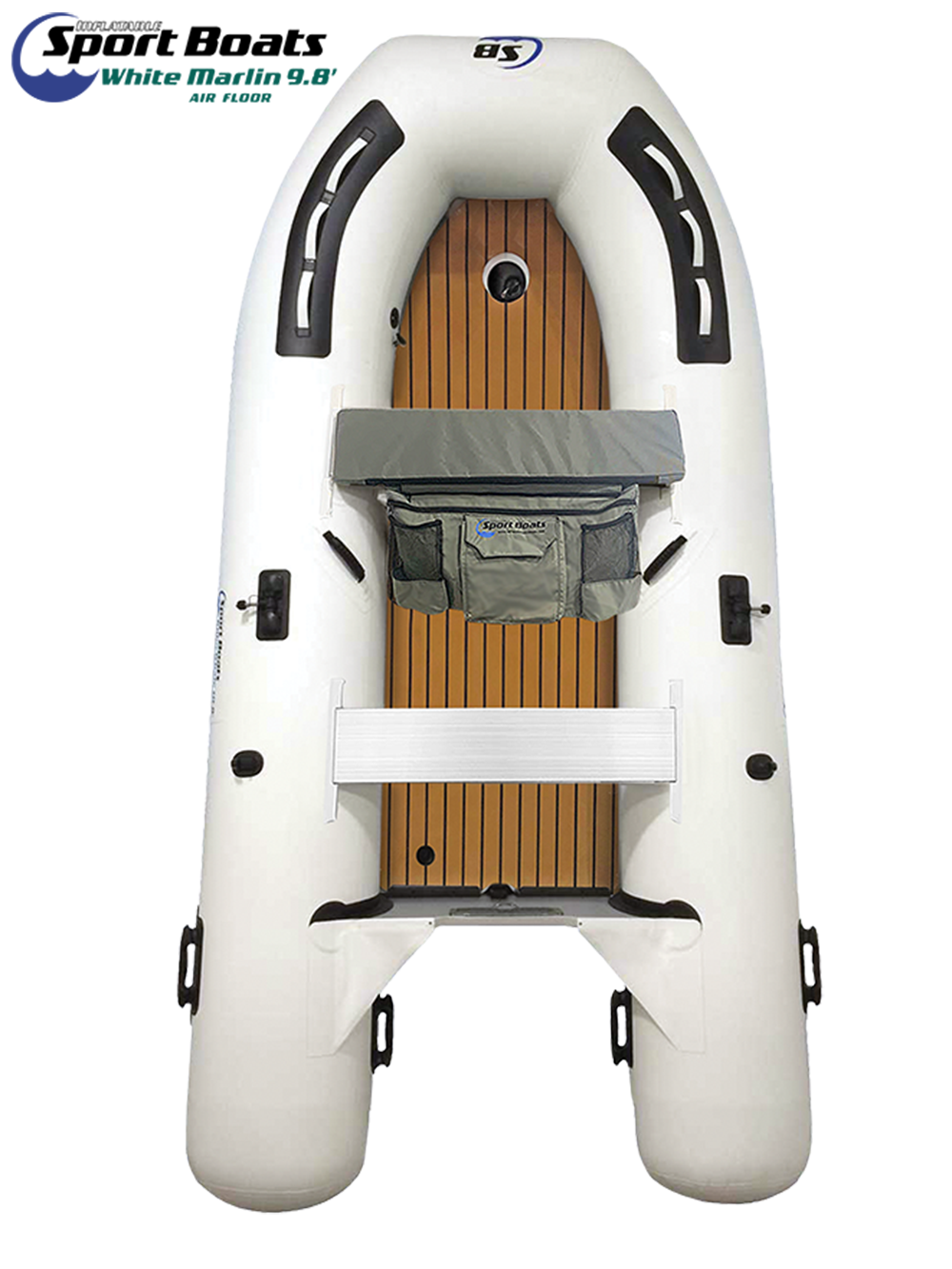 Inflatable Sport Boats White Marlin 9.8′ Air Floor