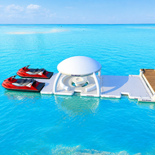Load image into Gallery viewer, AquaBanas Stew Inflatable Island Yacht Package