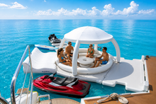 Load image into Gallery viewer, AquaBanas Stew Inflatable Island Yacht Package