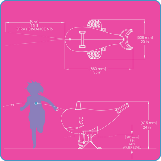 Empex Water Toys Squirtn’ Whale