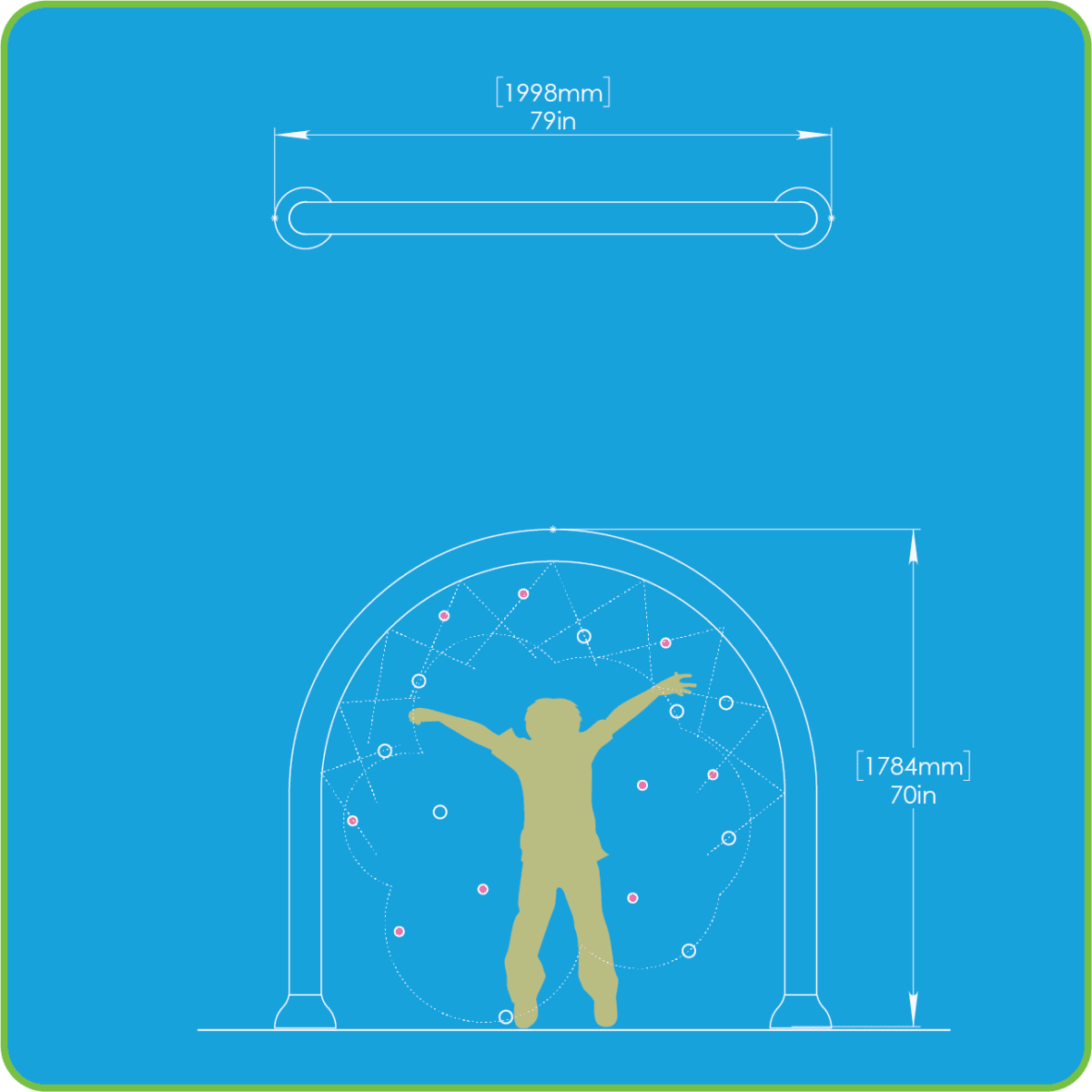 Empex Water Toys Aquabow Trio Mini Quad Spray Water Feature