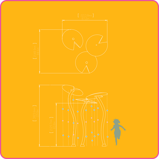 Empex Water Toys Aqualotus Trio Mini Water Feature