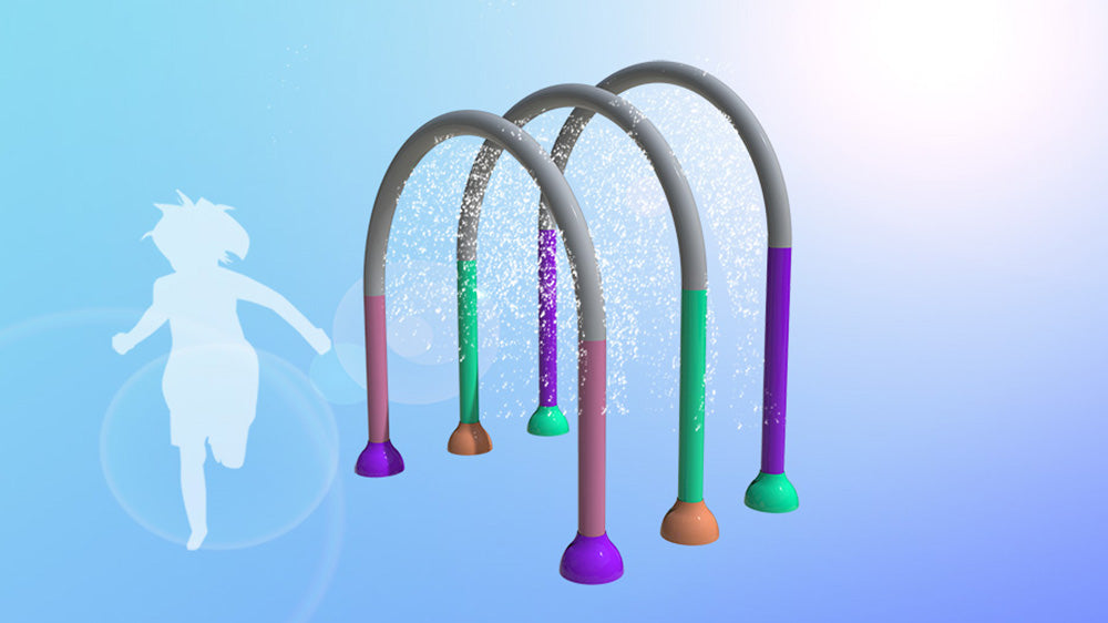 Empex Water Toys Aquabow Trio Mini Quad Spray Water Feature