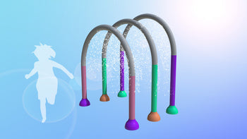 Empex Water Toys Aquabow Trio Mini Quad Spray Water Feature