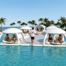Load image into Gallery viewer, AquaBanas The Cove Inflatable Island Resort Package