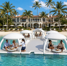 Load image into Gallery viewer, AquaBanas The Cove Inflatable Island Resort Package