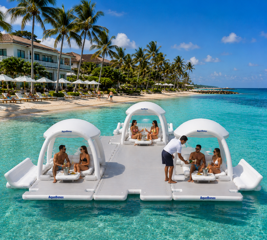 AquaBanas The Sanctuary Inflatable Island Resort Package