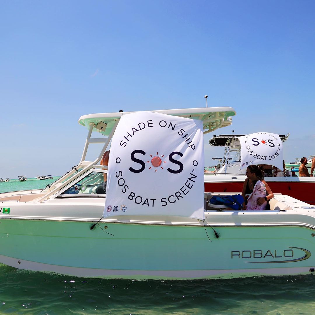 SOS Shade On Ship 8' x 4' SOS Boat Screen