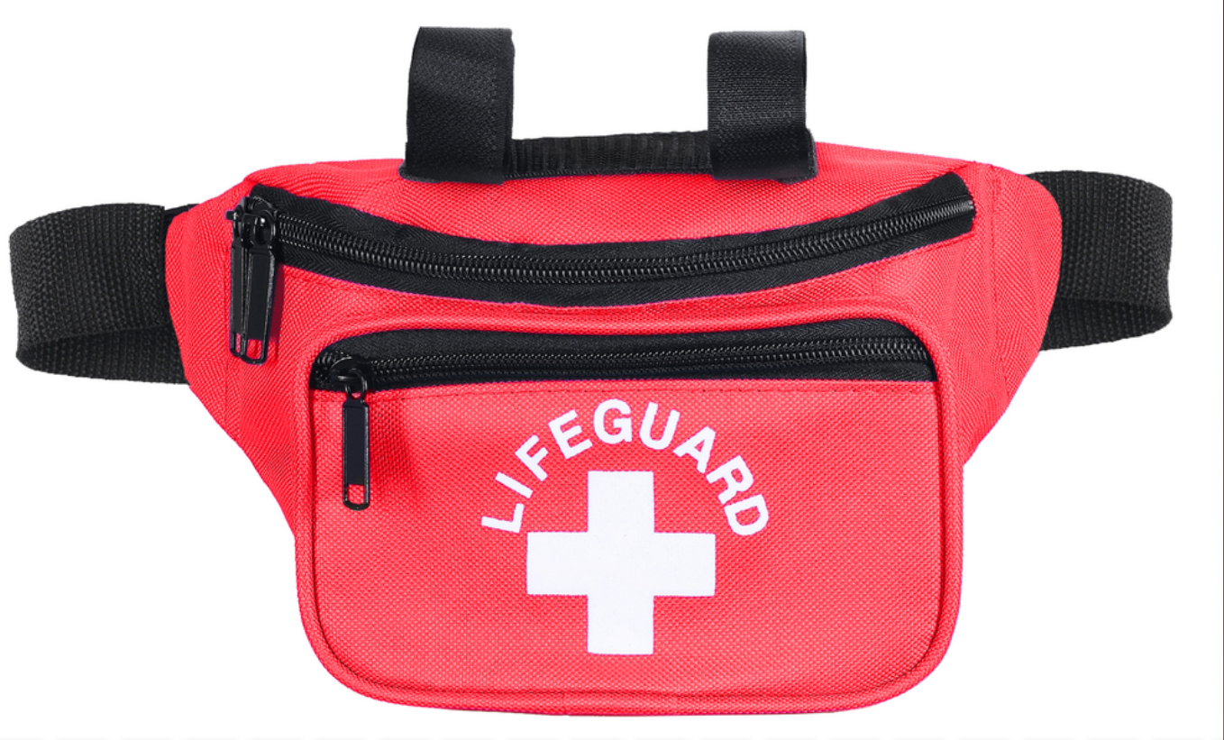 Water Safety Products LIFEGUARD Fanny Pack with Top Strap