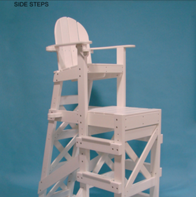 Water Safety Products Recycled Plastic Tall Lifeguard Chair