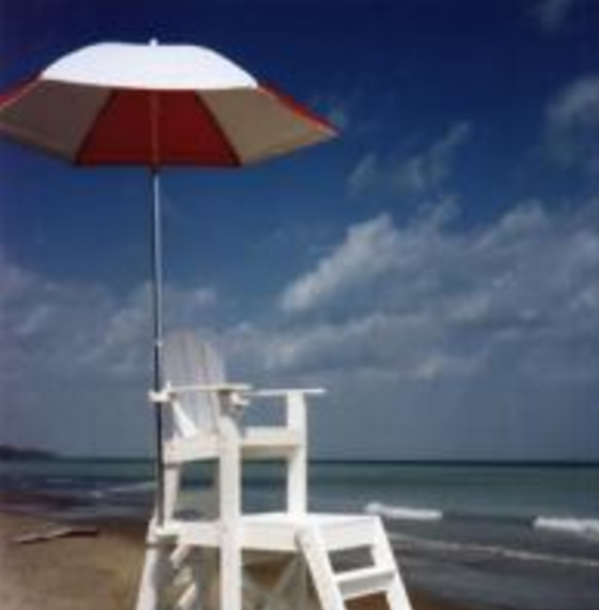 Water Safety Products Recycled Plastic Tall Lifeguard Chair