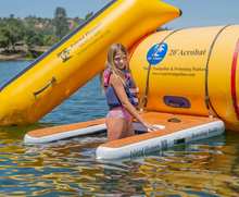 Load image into Gallery viewer, Island Hopper Boarding Buddy &amp; Lounge - Water Tramp Boarding Platform w/ Ladder