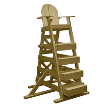 Load image into Gallery viewer, Water Safety Products Recycled Plastic Lifeguard Chair 60" seat height