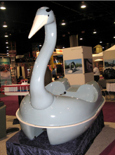 Load image into Gallery viewer, Adventure Glass Blue Heron Classic Paddle Boat