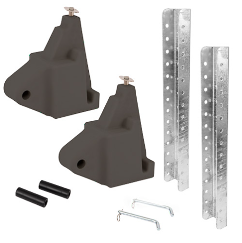 Connect-A-Port PWC Floating Dock Complete Accessories Kit Floating Dock Hinge DarkGray