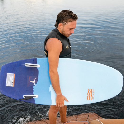 JetPilot Dylan Ayala Pro 4'4" Wakesurf Board - Blue