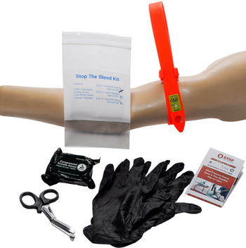 Water Safety Products STOP the Bleed Kit-STAT 1 Compressed Gauze